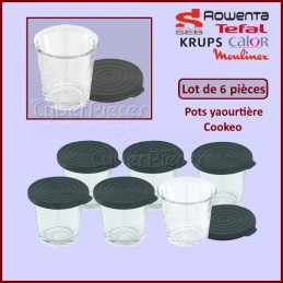 Lot de 6 pots yaourtière Cookeo XA606000