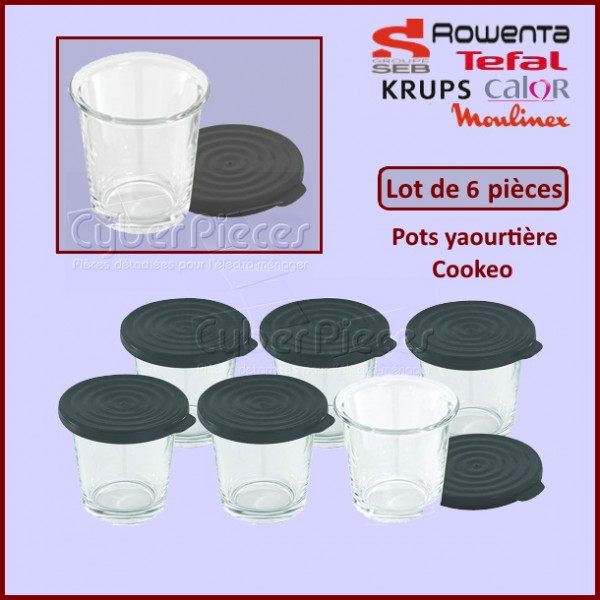 Lot de 6 verrines pour Cookeo XA606000