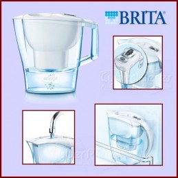 Carafe filtrante Marella blanche 1,4 litres Brita