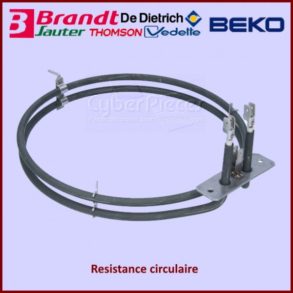 Resistance circulaire 2000W Brandt 77X2543 CYB-247818