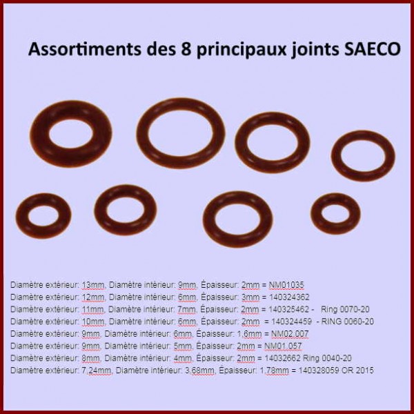 Kit pochette assortiment de joints SAECO CYB-105316