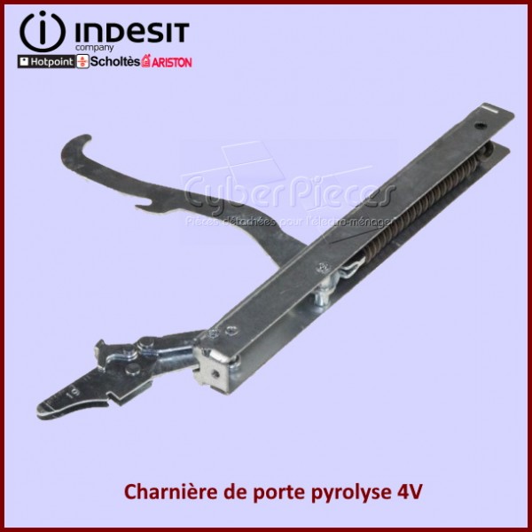 Charnière de porte pyrolyse 4V Indesit C00263444