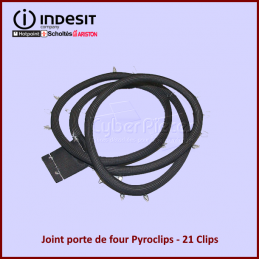 Joint porte de four Pyroclips - 21 Clips Indesit C00096820 CYB-052900