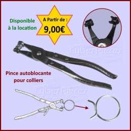 Pince autobloquante pour colliers Miele CYB-126359