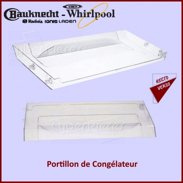 Clapet Portillon congélateur Whirlpool 480132100176 CYB-429900