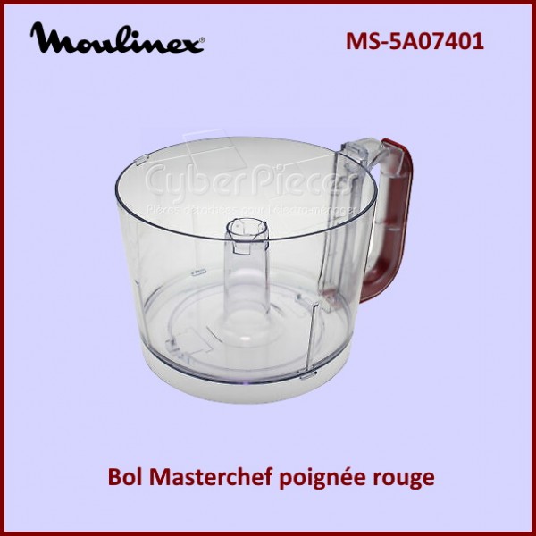 Bol poignée rouge Masterchef Moulinex MS-5A07401 CYB-412070