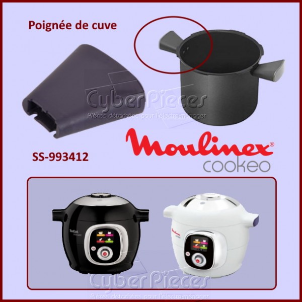 Cuve + poignées Moulinex Cookeo 6L / Tefal Cook4Me - Multicuiseur 