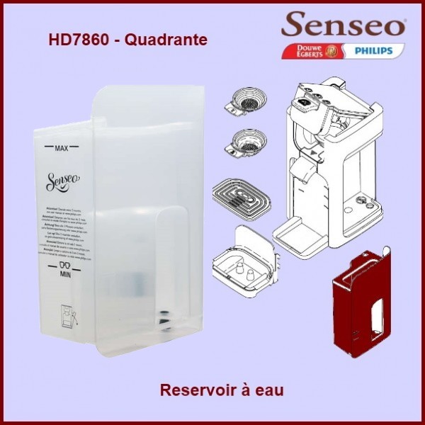 Reservoir à Eau Senseo Hd7860- Remplacé par le kit - Machine à dose