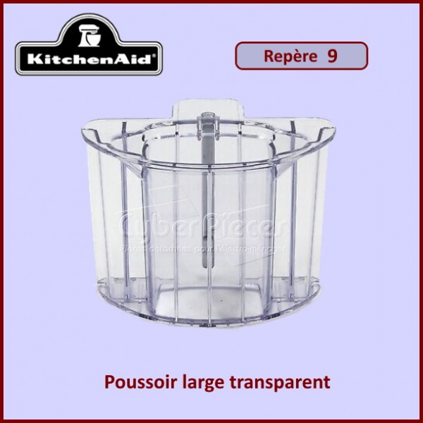 Poussoir large transparent Kitchenaid W11027645 CYB-137782