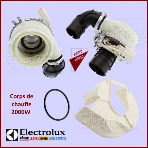 Corps de chauffe 2000W Electrolux 4055373700 CYB-321853