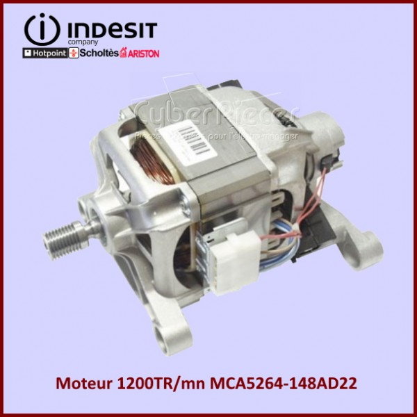 Moteur 1200TR/mn MCA5264-148AD22 Indesit C00046626 CYB-316439