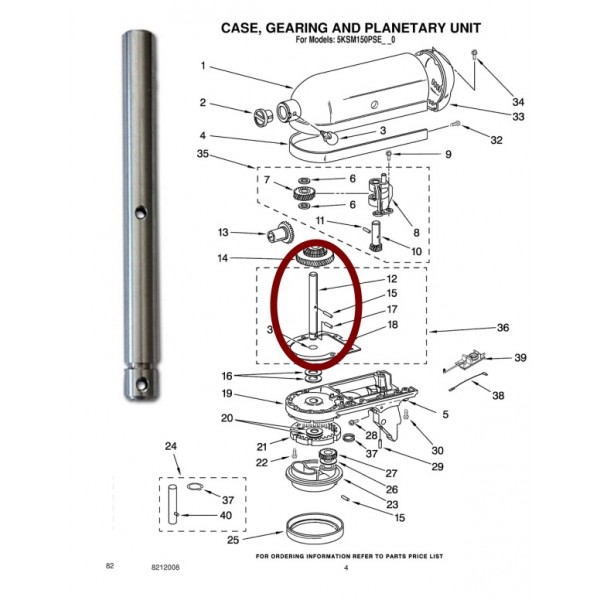 Patin antidérapant Kitchenaid W10524701