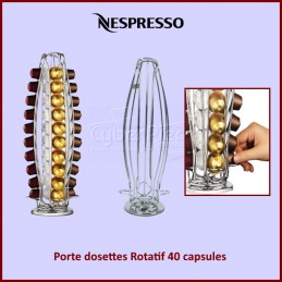 Porte dosettes Rotatif 40 capsules pour machine Nespresso CYB-113175