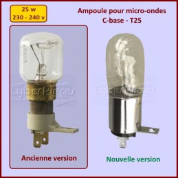 Lampe pour four / micro-ondes Bosch/ Siemens 25W