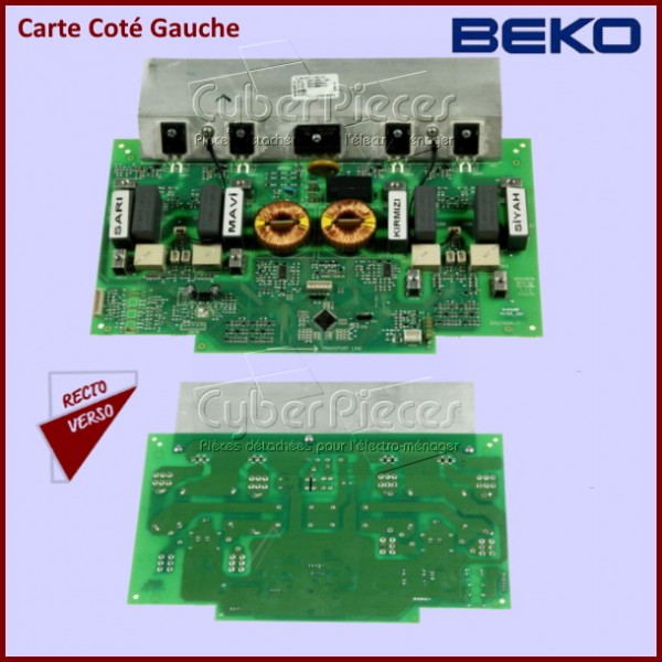 Carte électronique coté GAUCHE Beko 662000041 CYB-235402