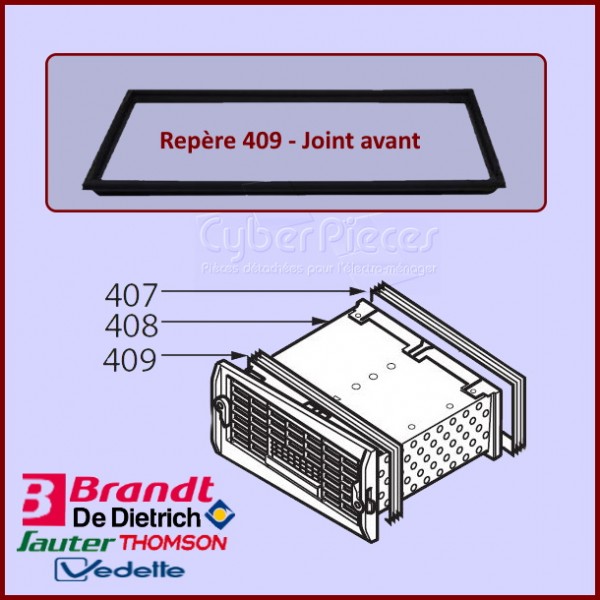 Joint avant de condenseur Brandt 57X2523 CYB-229449