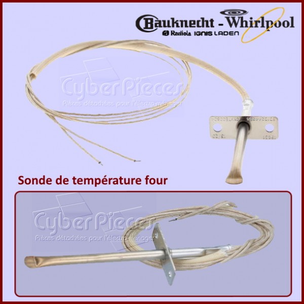 Sonde de température four Whirlpool 480121101597 CYB-176279