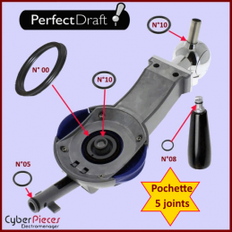 Lot de 5 Joints Perfectdraft HD3720 HD3620 HD3610 CYB-132947