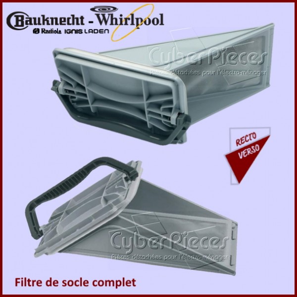 Filtre mousse (481010354757) Sèche-linge BAUKNECHT, IGNIS, INDESIT,  KITCHENAID, LADEN, WHIRLPOOL