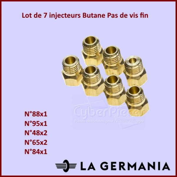 Jeu d'injecteurs Butane 7 feux 0910673 CYB-423465