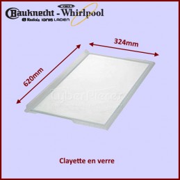 Clayette en verre Whirlpool 481245088008 CYB-193948