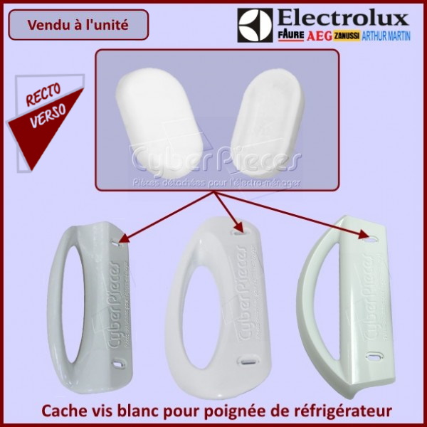 Cache-vis pour poignée blanche Electrolux  2230030013