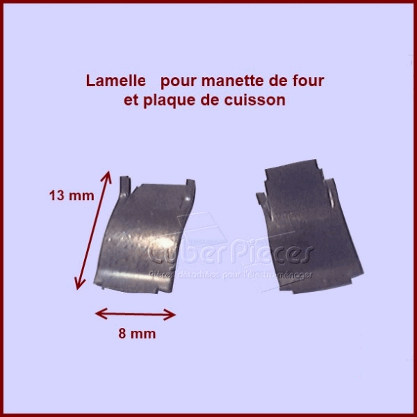 Clips plat ressort pour manette CYB-015745