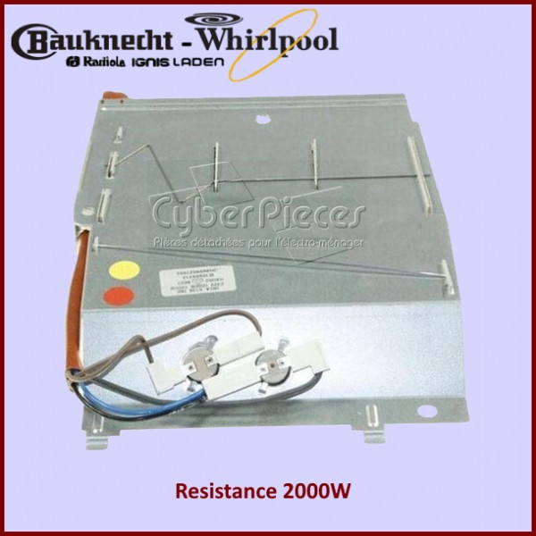 Resistance 2000W Whirlpool 481010669312 CYB-083652
