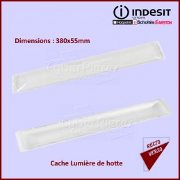 Cache lumière de hotte Indesit C00126959 GA-333894