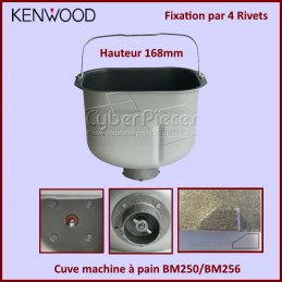 Cuve machine à pain BM250/BM256/BM260/BM366 Hauteur 168mm - KW713201 CYB-376037