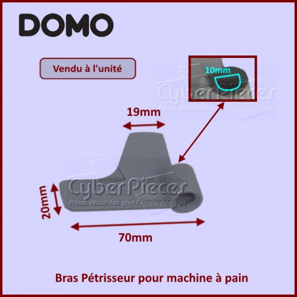 Bras Pétrisseur pour machine à pain DOMO B1572 CYB-303736