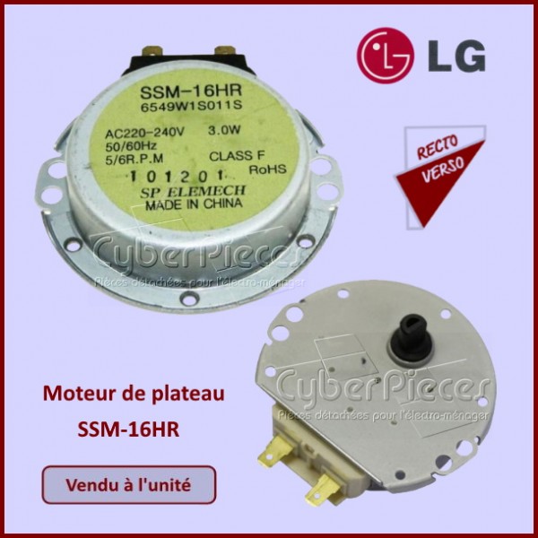 Moteur de plateau SSM-16HR LG 6549W1S011S CYB-365598