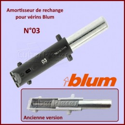 Amortisseur de rechange pour vérins Blum T03 CYB-318570