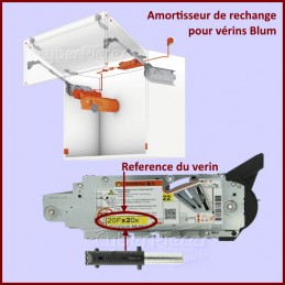 Amortisseur de rechange pour vérins Blum T03 CYB-318570