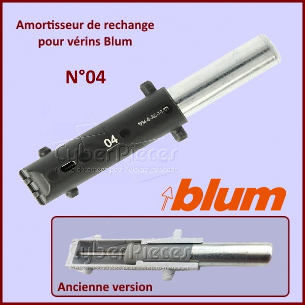 Verin de rechange pour charnière Blum T04 CYB-252737