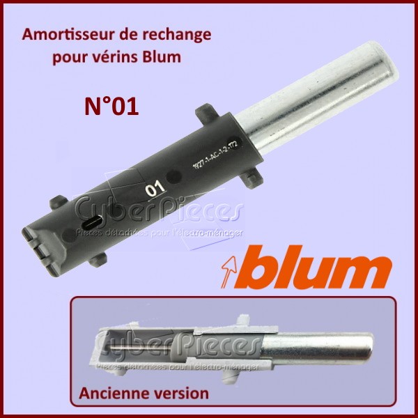 Amortisseur de rechange pour charnières Blum T01 CYB-252843