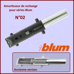 Amortisseur de rechange pour charnières Blum T02 CYB-133920