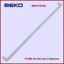 Profilé de vitre bac à légumes Beko 4807170100 CYB-255905