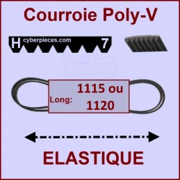 Courroie 1115H7 - EL- élastique CYB-126946