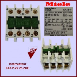 Interrupteur CA3-P-22-2S-2OE Miele 1851940 CYB-252744