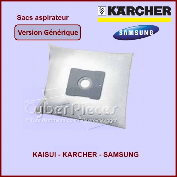 Sacs aspirateur DBT146 adaptable KAISUI - KARCHER - SAMSUNG CYB-228329