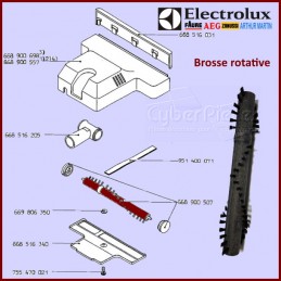 Brosse double usage SBD285 Adaptable Miele 7253830 - Pièces aspirateur