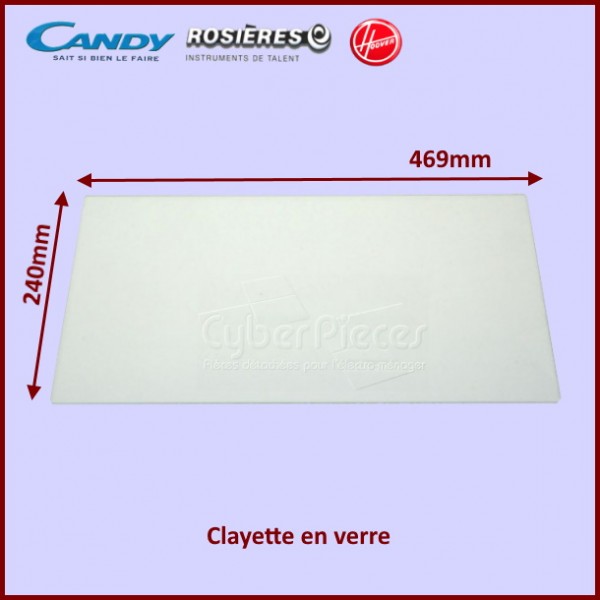 Clayette en verre Candy 41005410 CYB-072809