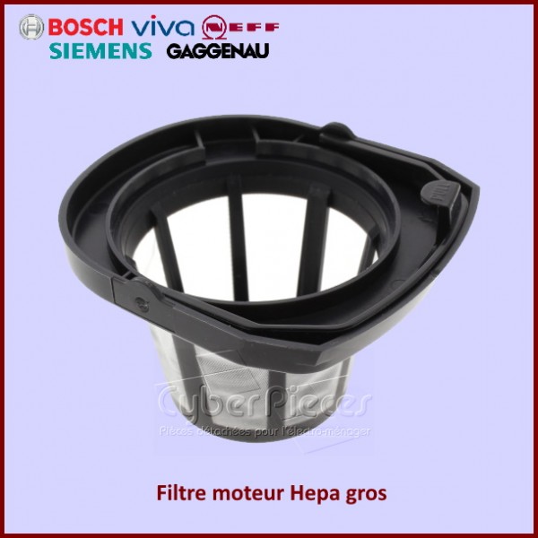 Filtre moteur Hepa gros Bosch 00650920