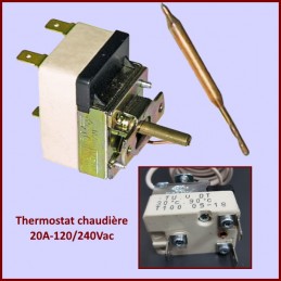 Thermostat chaudière 30/90° - Capillaire L. 1.600m CYB-310581