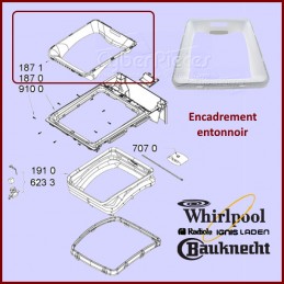 Encadrement intérieur Whirlpool 481010422667 CYB-190886