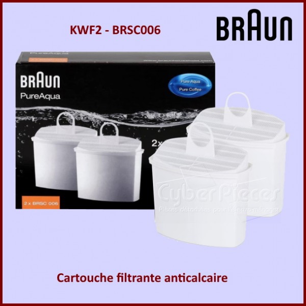 Cartouche filtrante BRITA anticalcaire KWF2 - Pièces cafetière