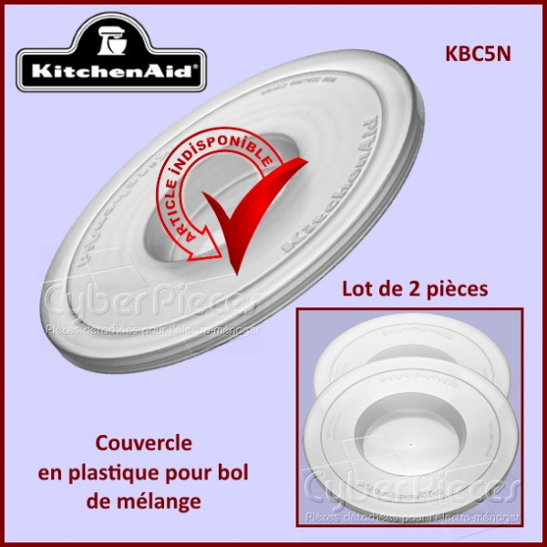 Couvercle en plastique de bol Kitchenaid KBC5N CYB-110501