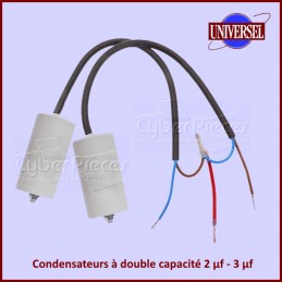 Condensateurs à double capacité 2 µf - 3 µf CYB-308014