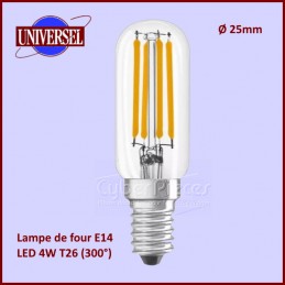 Lampe de four E14 LED 4W T26 (300°) CYB-046404
